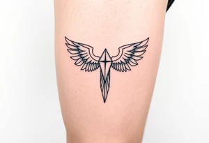 Angel of the north tattoo idea