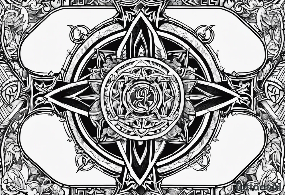 Pagan letters tattoo idea