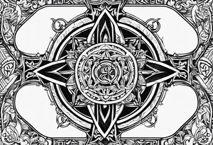 Pagan letters tattoo idea