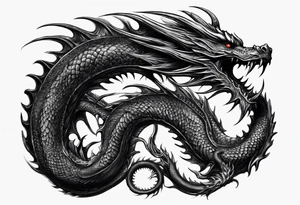 Dragon, uroboro tattoo idea