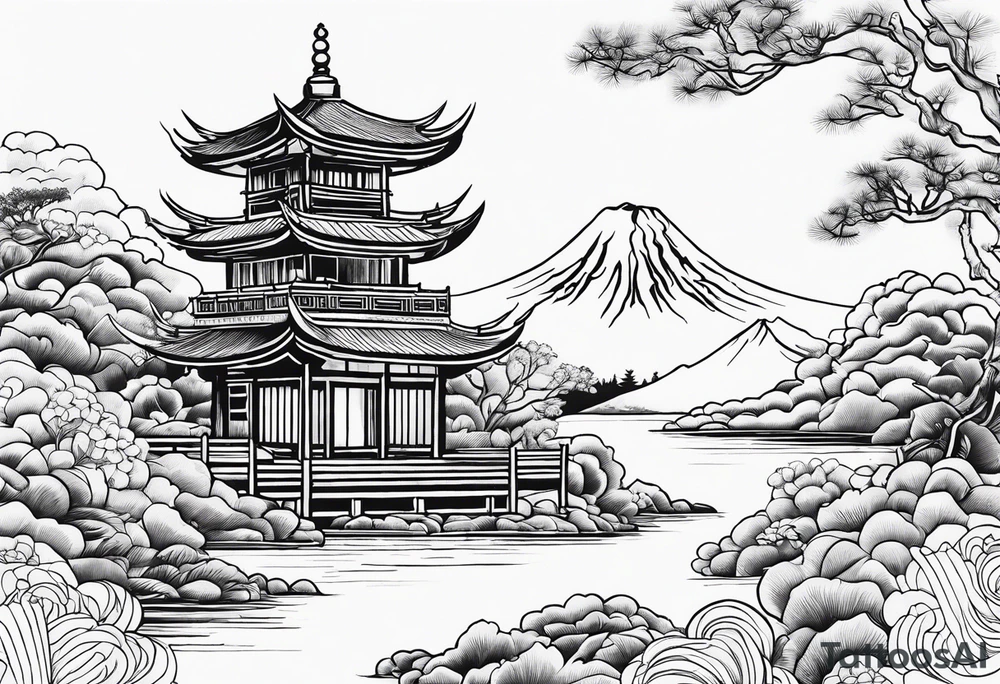 outline of vietnam tattoo idea