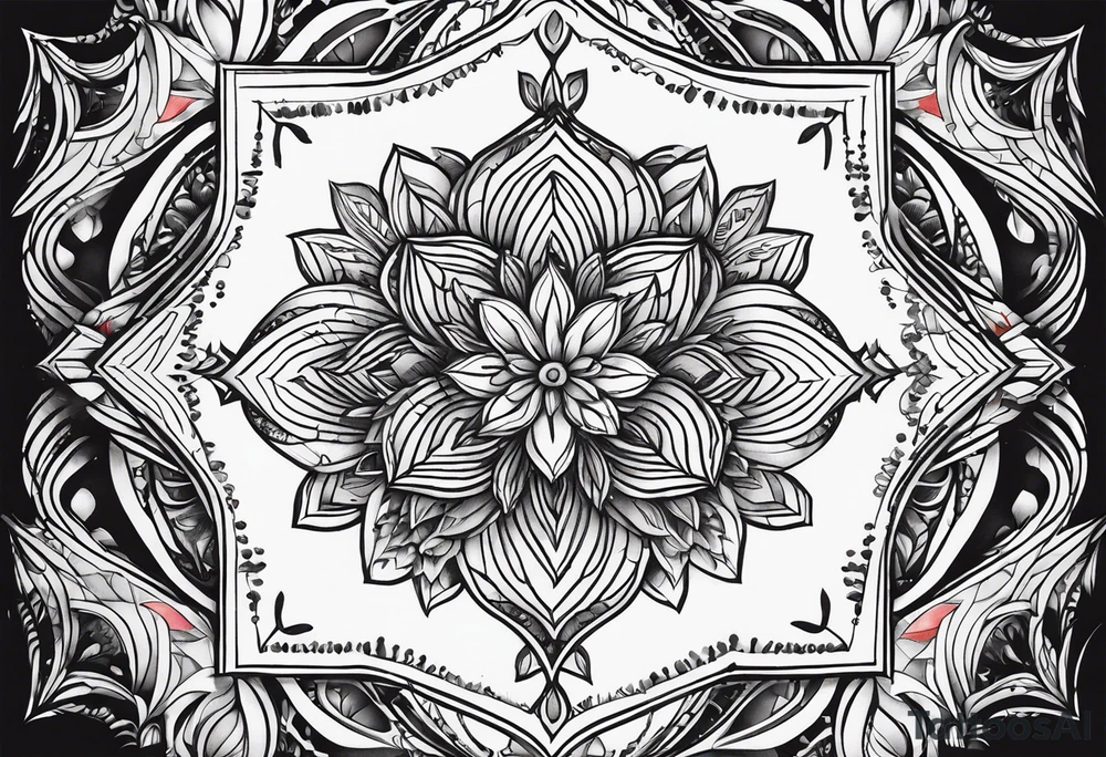 Juste un losange vide tattoo idea