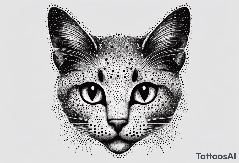 Sweet little Cat tattoo idea