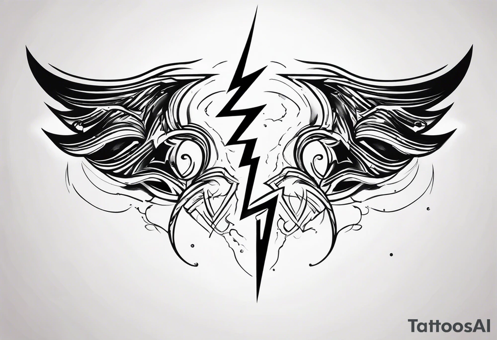 Lightning tattoo idea