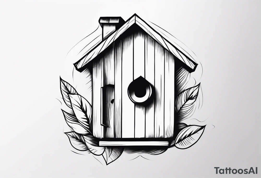 Birdhouse tattoo idea