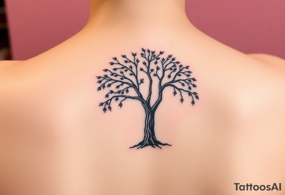 Wheepimg willow tree tattoo idea