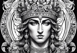 greek god tattoo idea