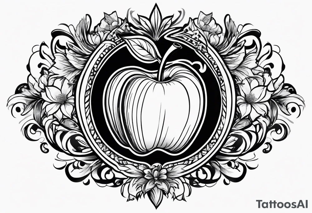 Apple, “Apple of my eye” tattoo idea