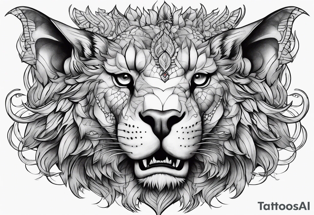 chimera tattoo idea