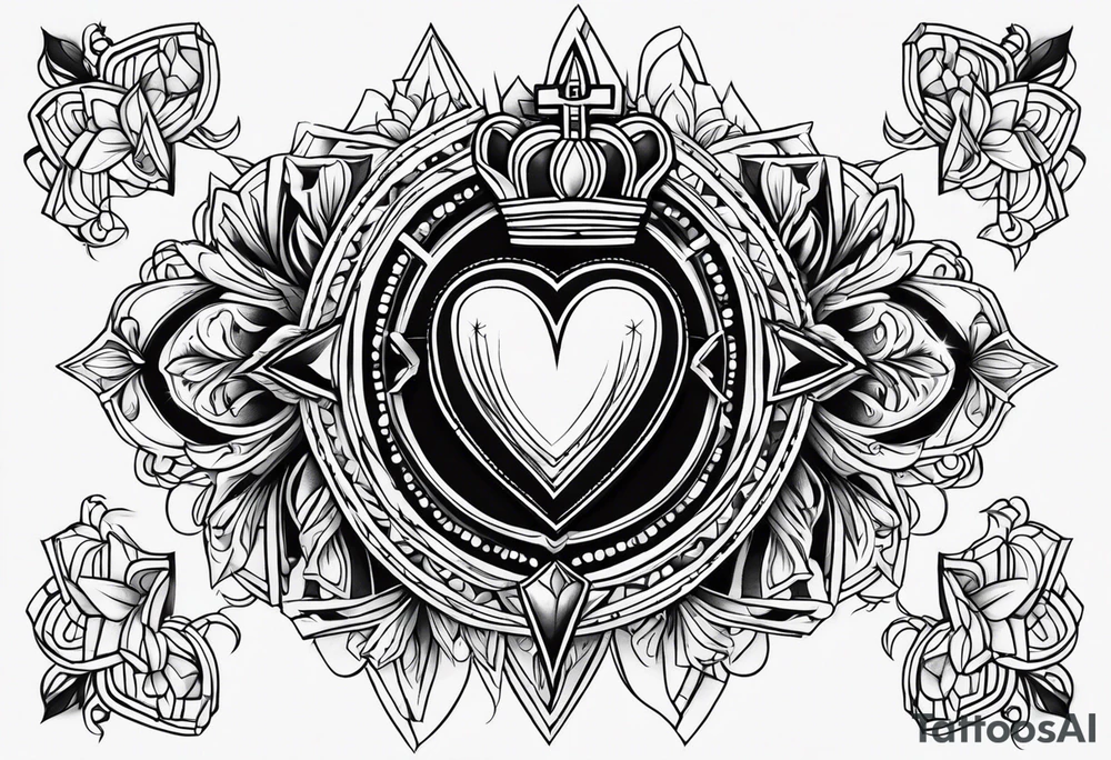 sacred heart neotraditional tattoo tattoo idea