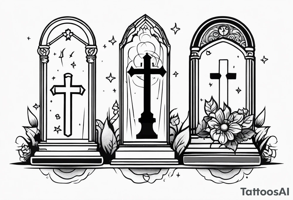 Gravestone tattoo design tattoo idea