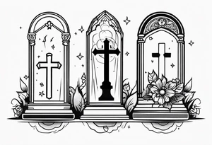 Gravestone tattoo design tattoo idea