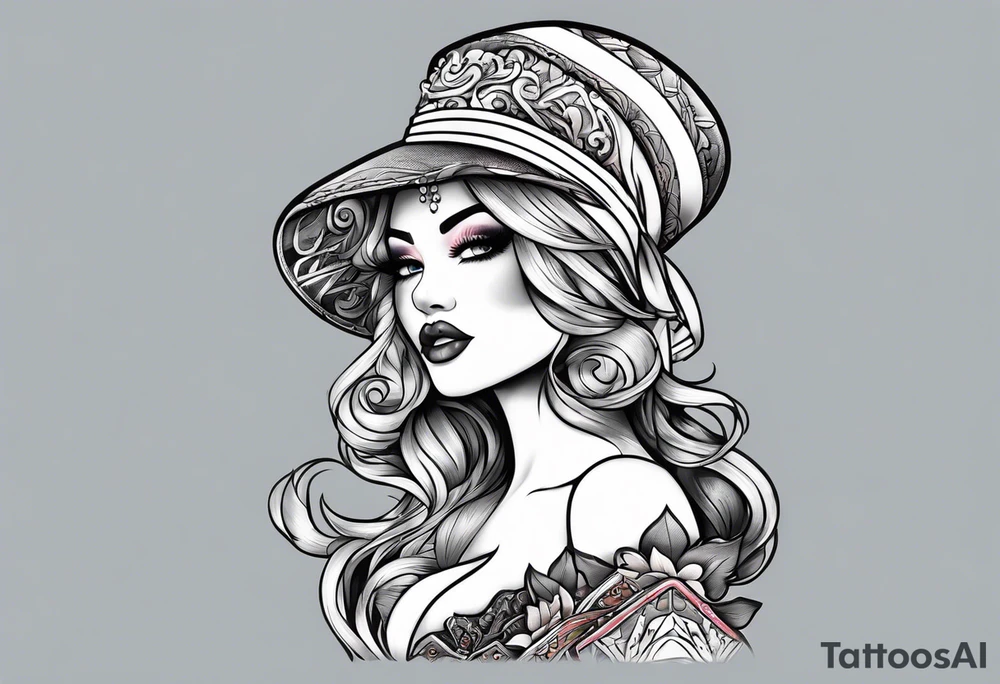 Shhh finger to lips tattoo idea