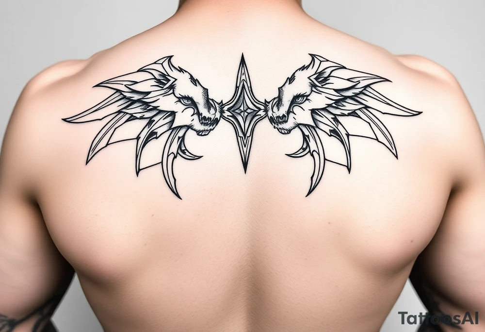 line sleeve tattoo idea