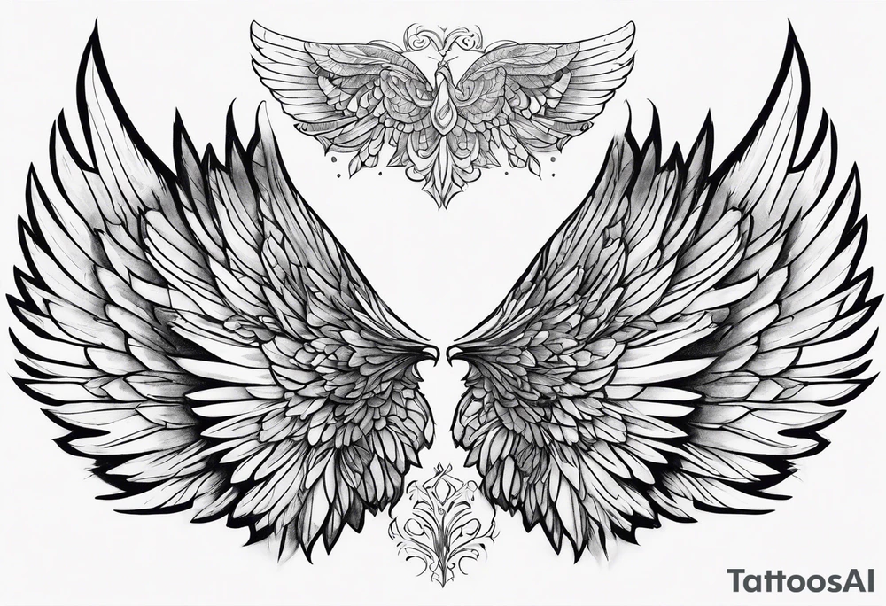 wings tattoo idea
