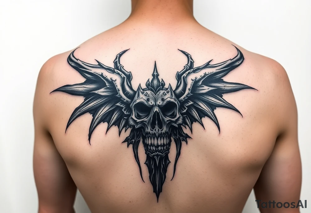 American gothic painting tattoo idea