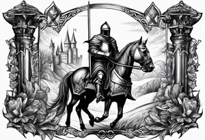 knight, crusader tattoo idea