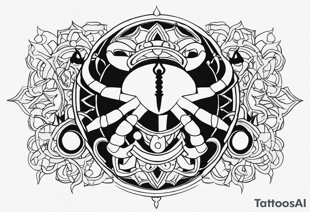 cancer symbol tattoo idea