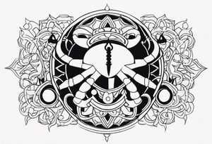 cancer symbol tattoo idea