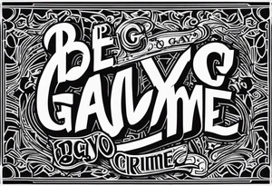 Be gay do crime tattoo idea