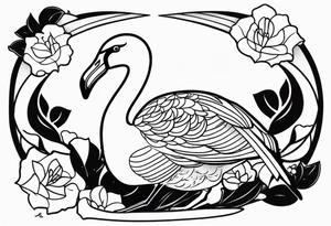 cute flamingoNOT BROKEN tattoo idea