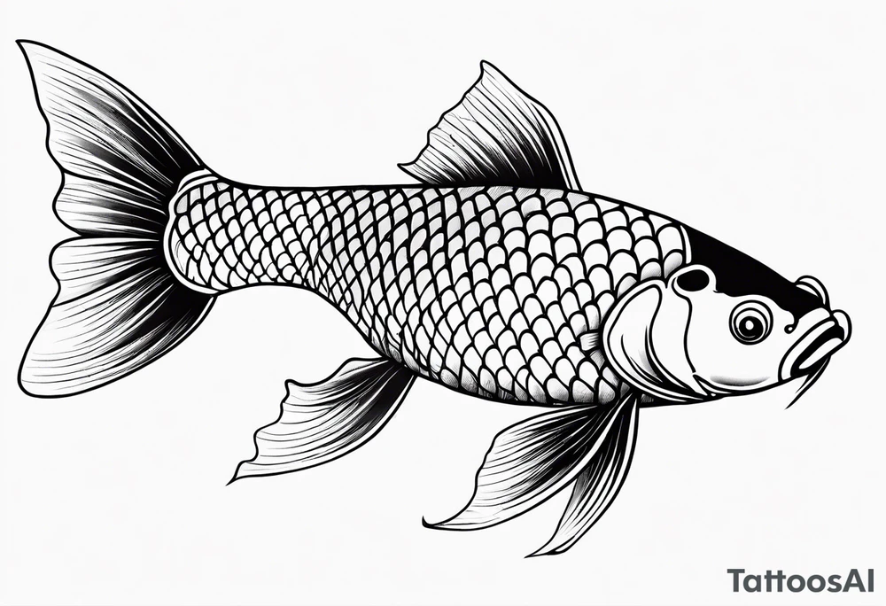 Koi fish tattoo idea