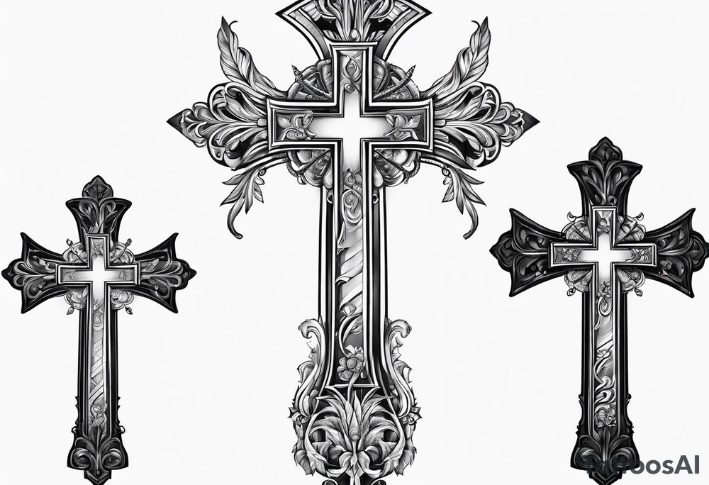 crosses tattoo idea