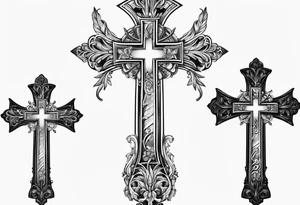 crosses tattoo idea