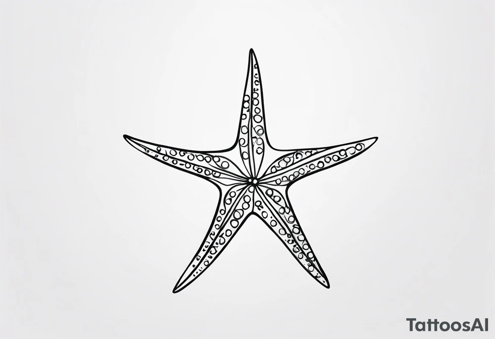 Starfish bracelet tattoo idea