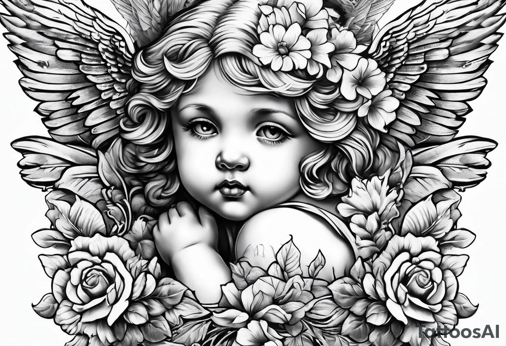 cherub tattoo idea