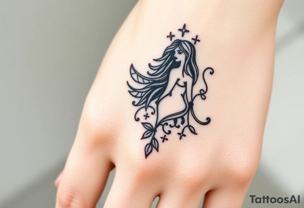 Virgo in love with Leo tattoo idea