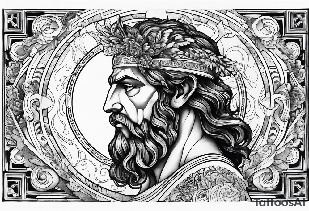 greek god tattoo idea