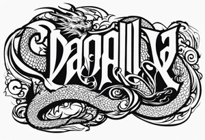 dragon Valhalla tattoo idea