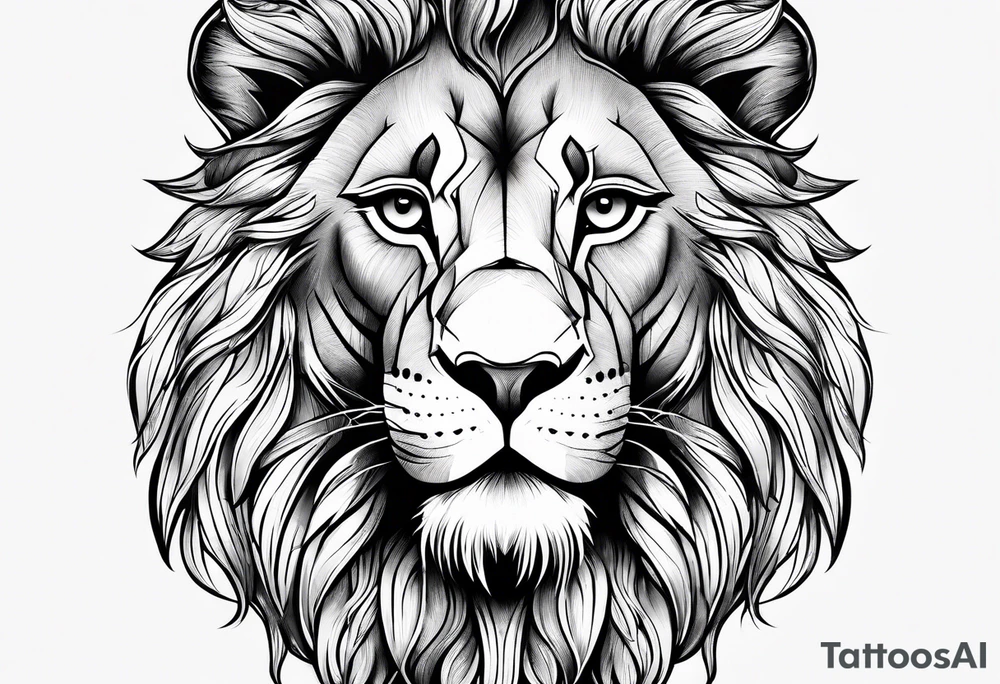 little lion tattoo idea