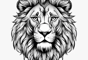 little lion tattoo idea
