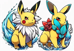 generation one pokemon tattoo idea