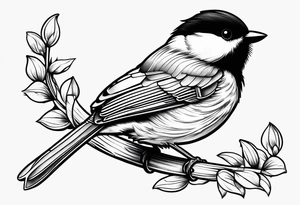 wrench chickadee tattoo idea