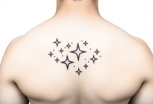 Hand tattoos of little stars tattoo idea