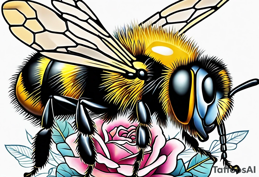 Forearm cut open to reveal tendons inside with bees crawling throughout tattoo idea
