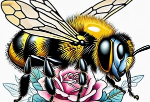 Forearm cut open to reveal tendons inside with bees crawling throughout tattoo idea