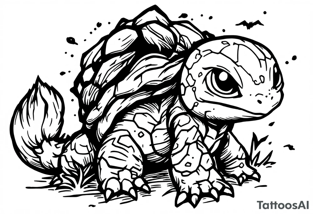 Squirtle tattoo idea
