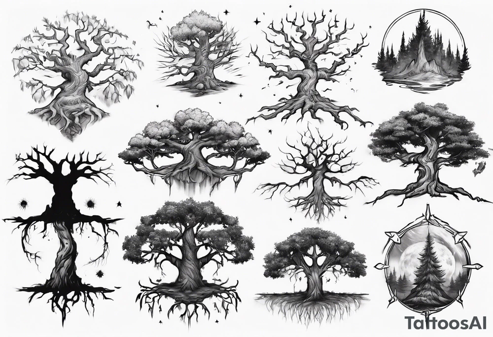 Teldrassil tattoo idea