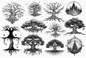 Teldrassil tattoo idea