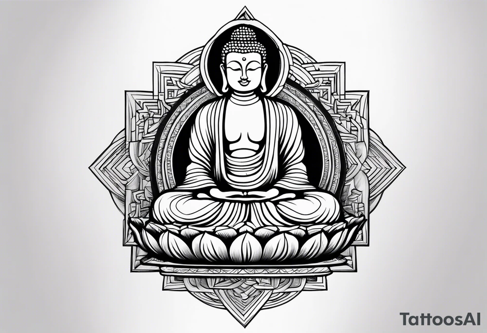 Buddha Tatto forearm tattoo idea