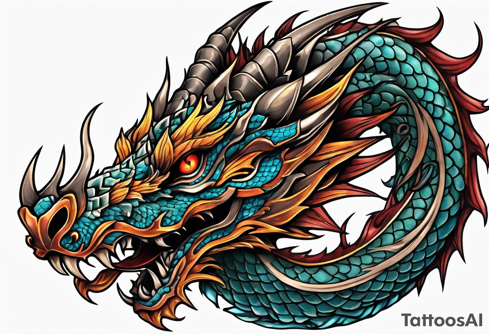 Dragon tattoo idea
