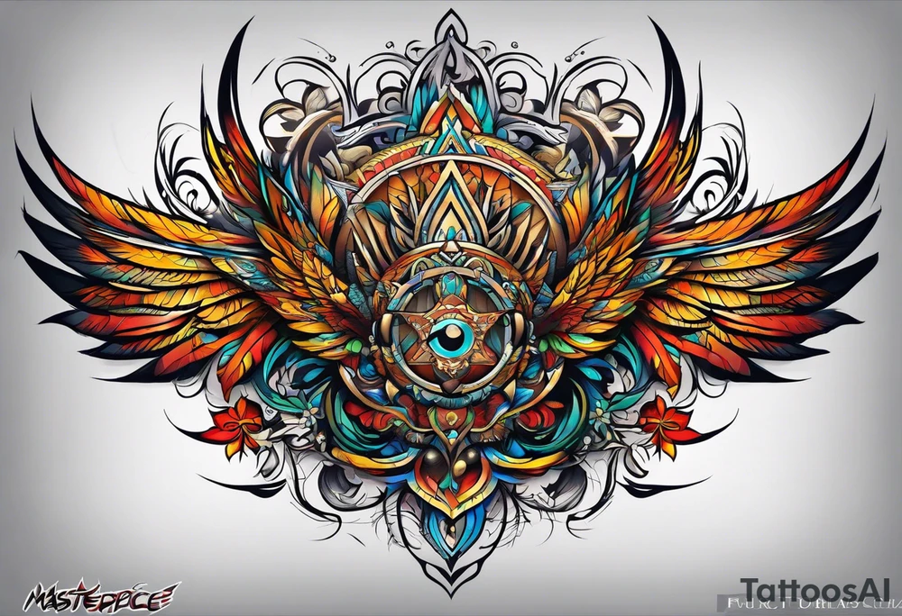 full back tattoo tattoo idea