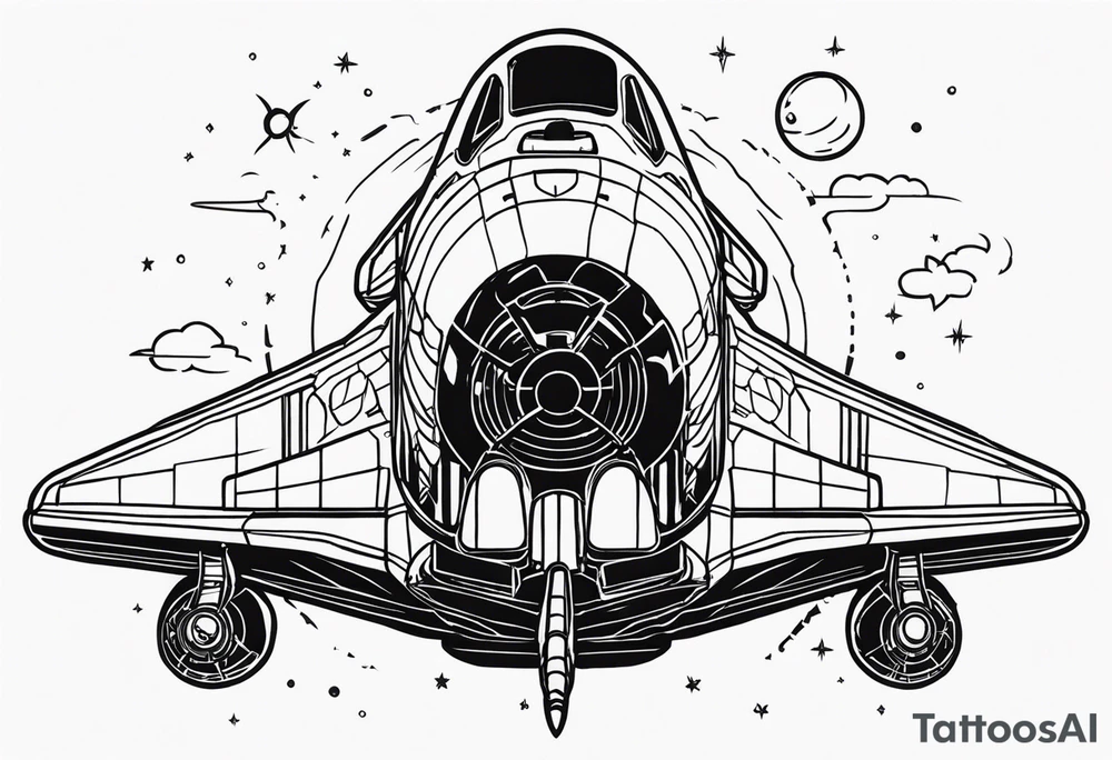 space shuttle tattoo idea