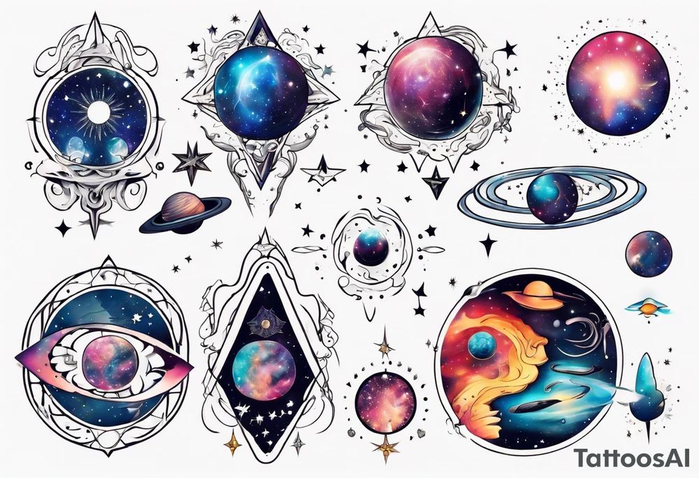 Universe tattoo idea