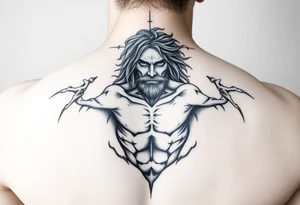 vitruvian man tattoo idea