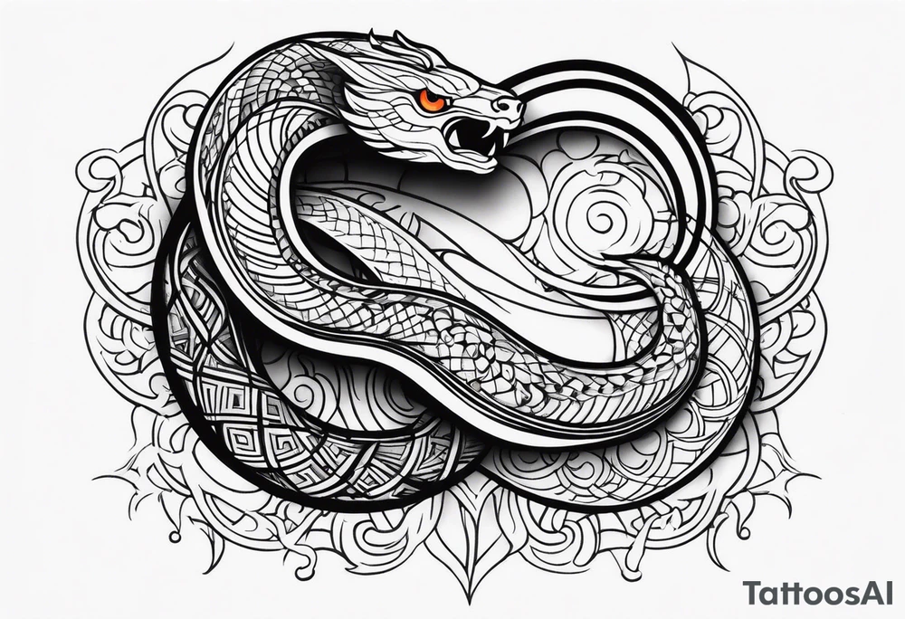 Serpent tattoo idea